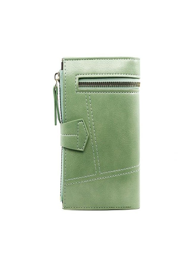 Alexvyan Medium Green Women's Purse Wallet Organizer Female Hand Clutch Women/Ladies/Girls Wallets Credit Card Holder - Image 3